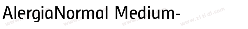 AlergiaNormal Medium字体转换